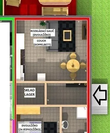 Pod Sjezdovkou Apartmán *