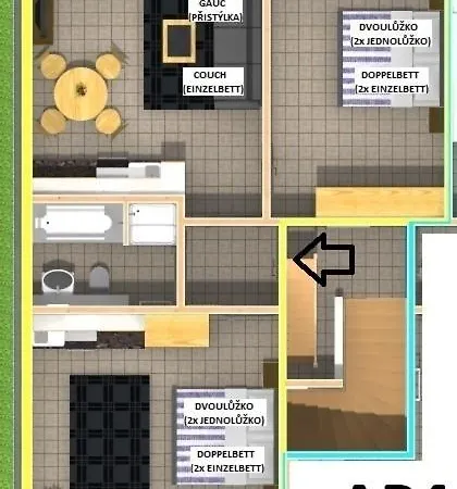 Pod Sjezdovkou Apartmán